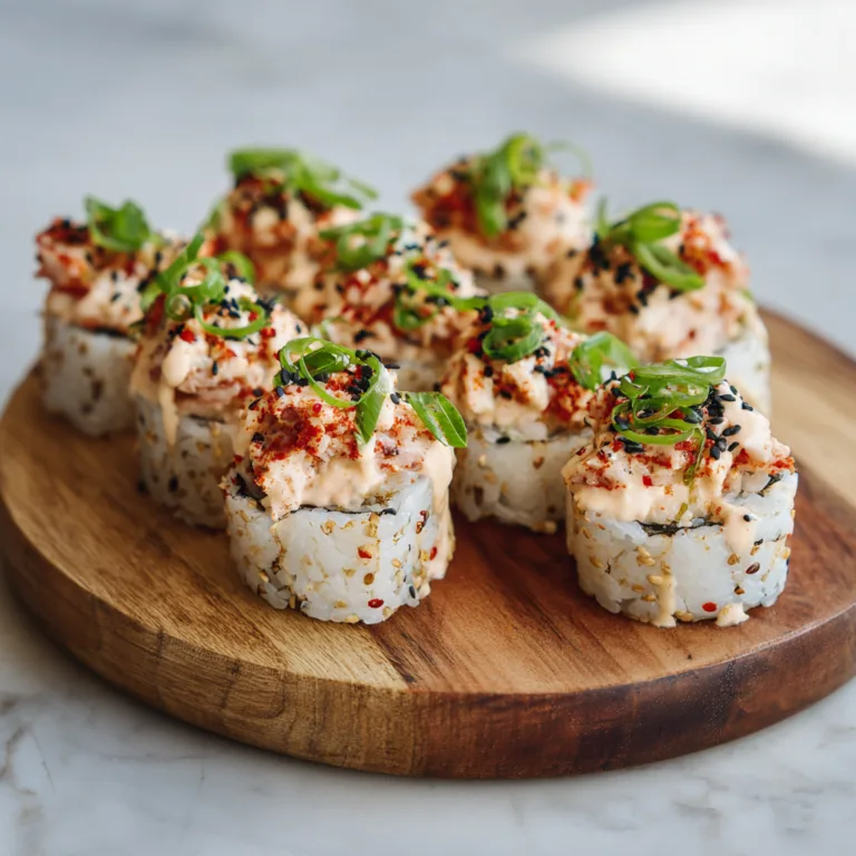 Spicy Tuna Volcano Rolls: The Ultimate Homemade Sushi Experience