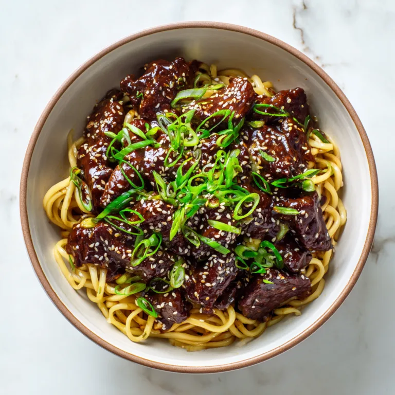 Sticky Mongolian Beef Noodles: A Sweet, Savory Weeknight Favorite