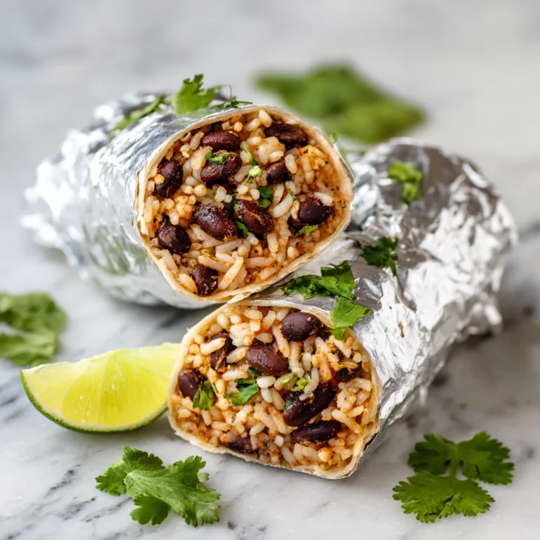 Easy Black Bean and Rice Burritos: A Simple, Flavor-Packed Comfort Meal for Any Day of the Week