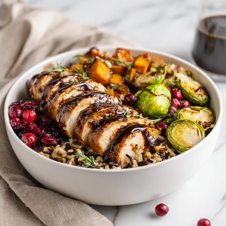 Maple Balsamic Chicken & Harvest Bowls: A Cozy, Flavor-Packed Fall Dinner