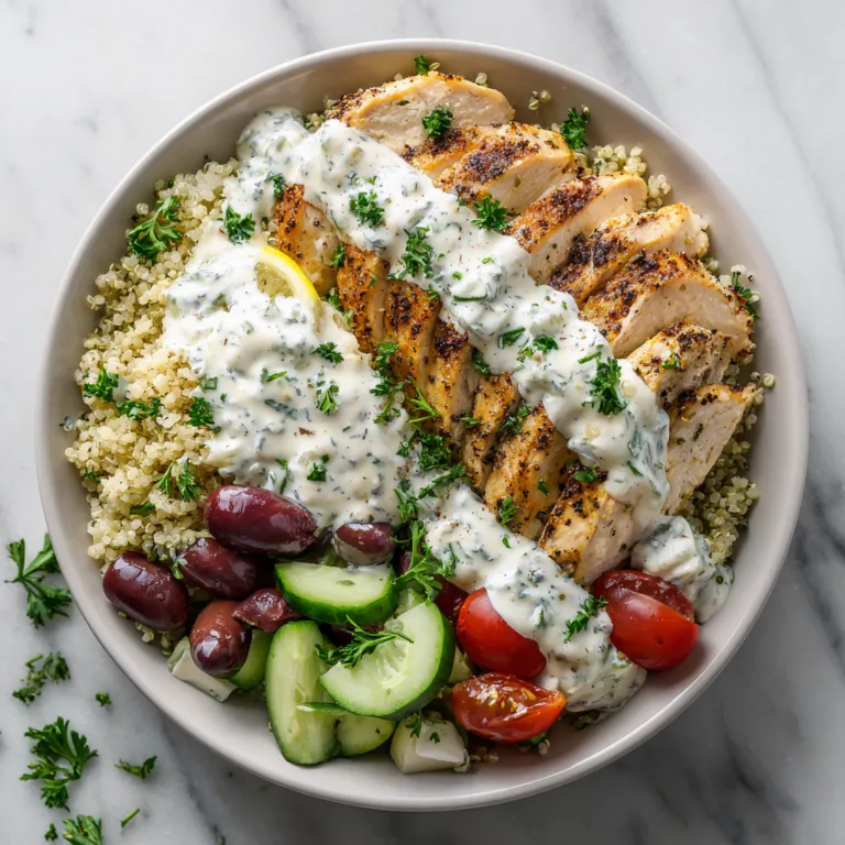 Easy 30-Minute Mediterranean Chicken Bowls Recipe