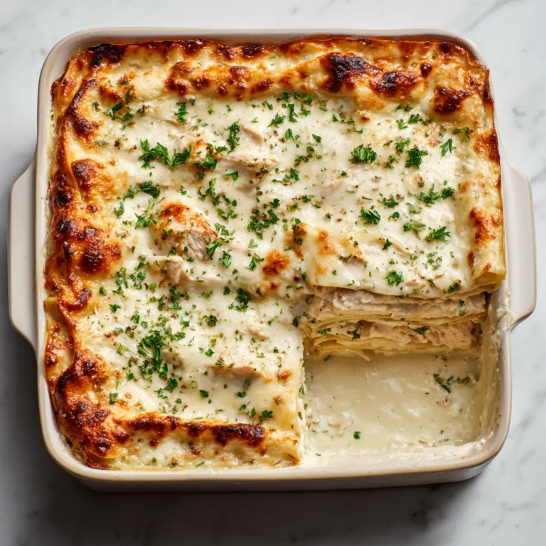 Creamy White Sauce Chicken Lasagna: The Ultimate Comfort Food Bake