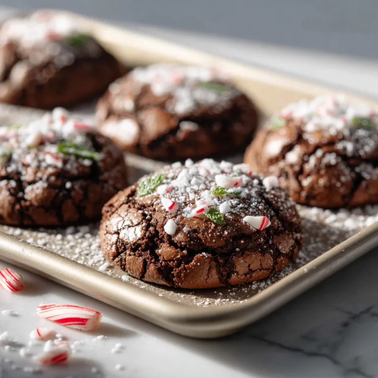 Peppermint Brownie Cookies: A Fudgy Chocolate Cookie with Holiday Magic