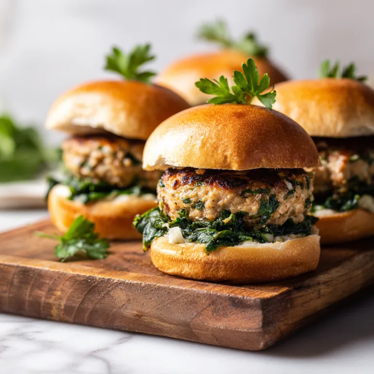 Garlic Spinach Turkey Burgers: A Flavor-Packed Healthy Classic