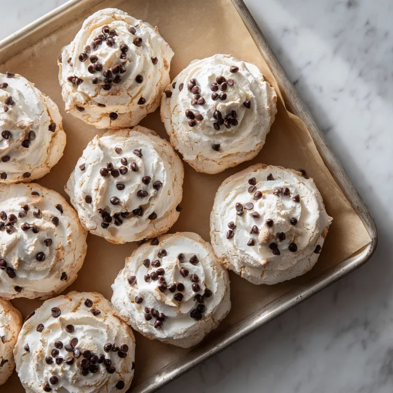 Light & Crispy Chocolate Chip Meringue Cookies: The Ultimate Airy Dessert Treat