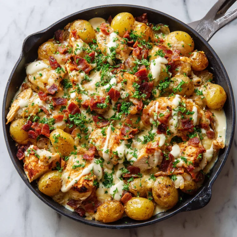 Easy Chicken Bacon Ranch Skillet Recipe (One-Pan Family Dinner Favorite)