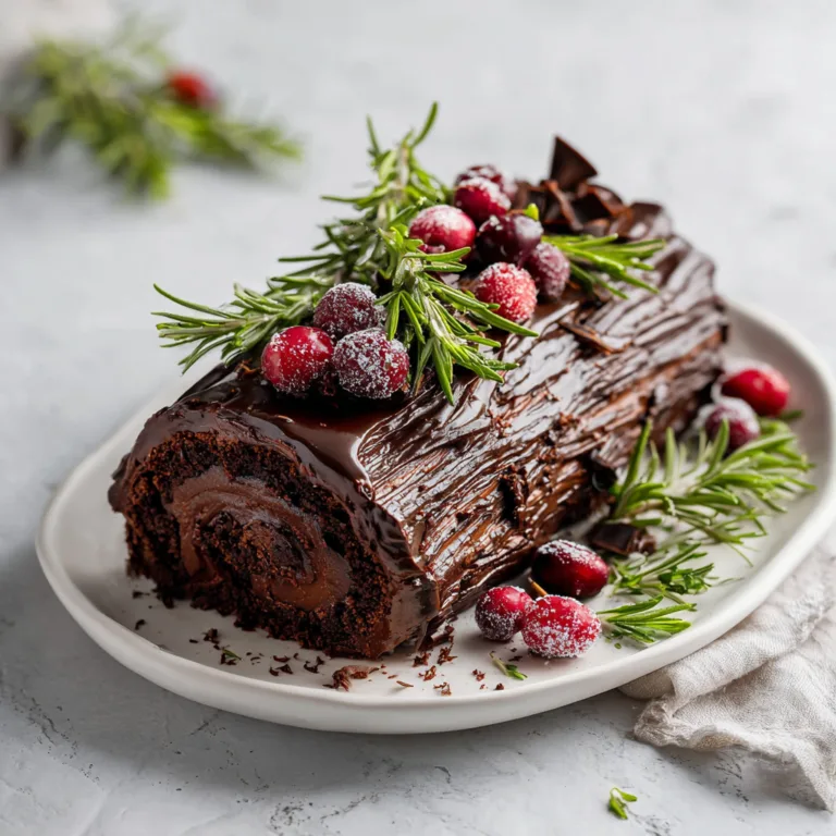Ultimate Chocolate Yule Log Cake Recipe – A Festive Classic Reimagined