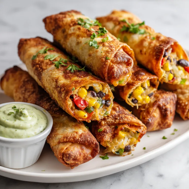 Southwest Chicken Egg Rolls: The Ultimate Crispy Tex-Mex Appetizer