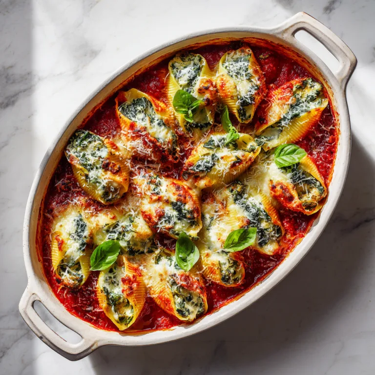 Spinach and Ricotta Stuffed Shells: A Comforting Classic for Every Table