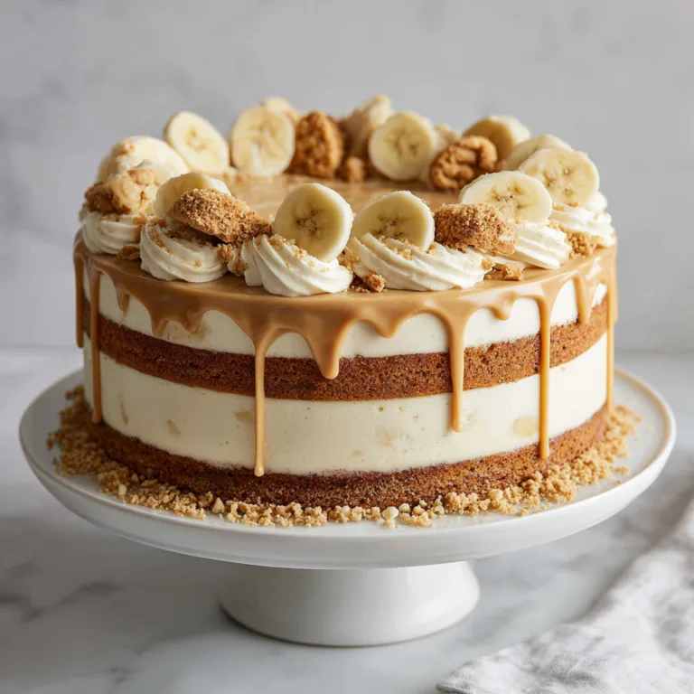 Banana Pudding Cookie Butter Cheesecake Cake: The Ultimate Layered Dessert Experience