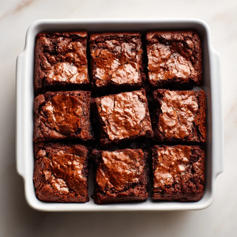 Small Batch Brownies: The Ultimate Fudgy Dessert Without the Leftovers