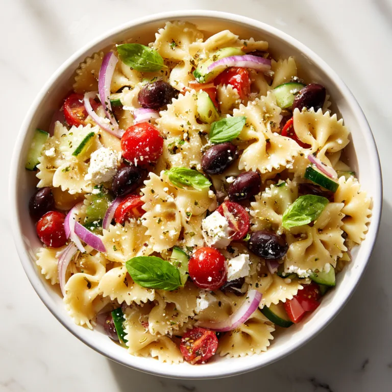 Italian Bow Tie Pasta Salad: A Fresh, Flavor-Packed Classic for Every Occasion
