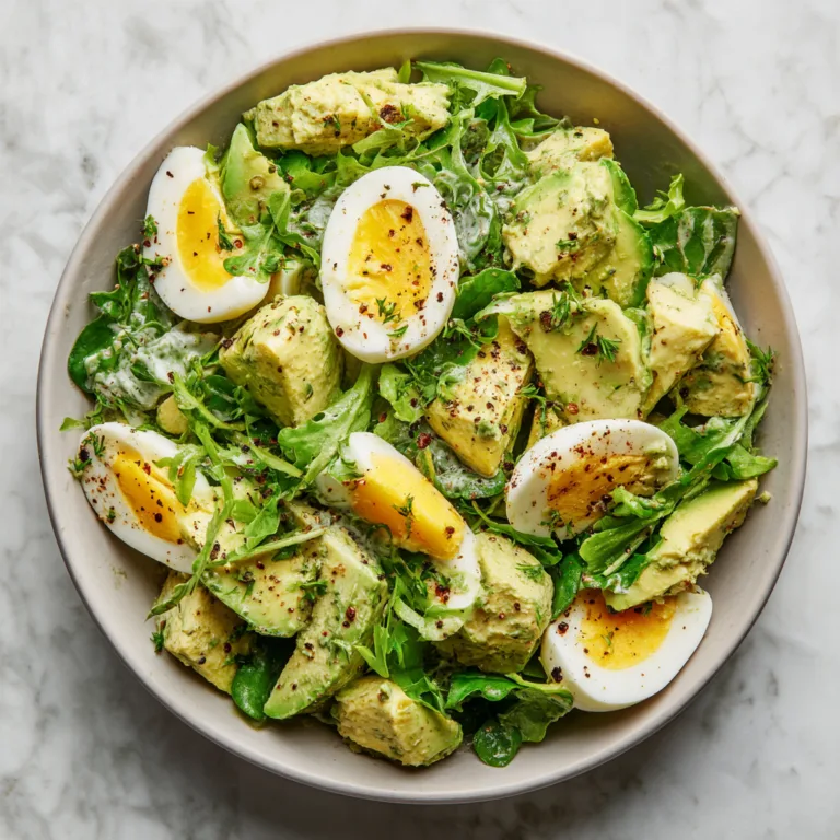Workout Egg Avocado Salad: The Ultimate High-Protein Fuel for Active Lifestyles