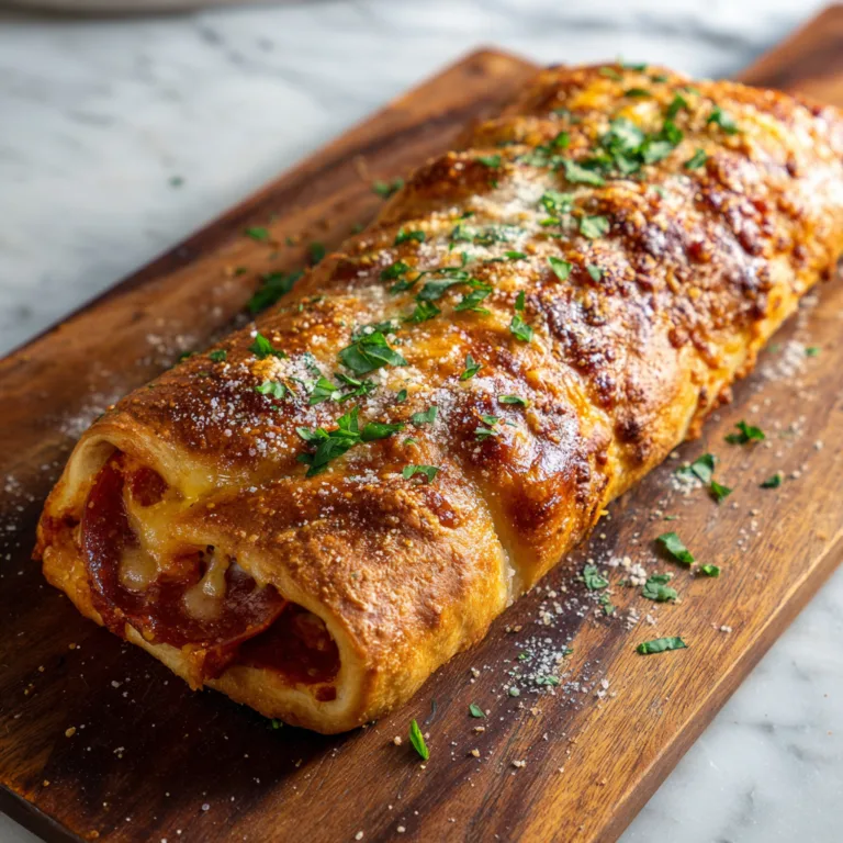 Cheesy Pepperoni Pizza Stromboli: The Ultimate Homemade Pizza Roll Everyone Loves
