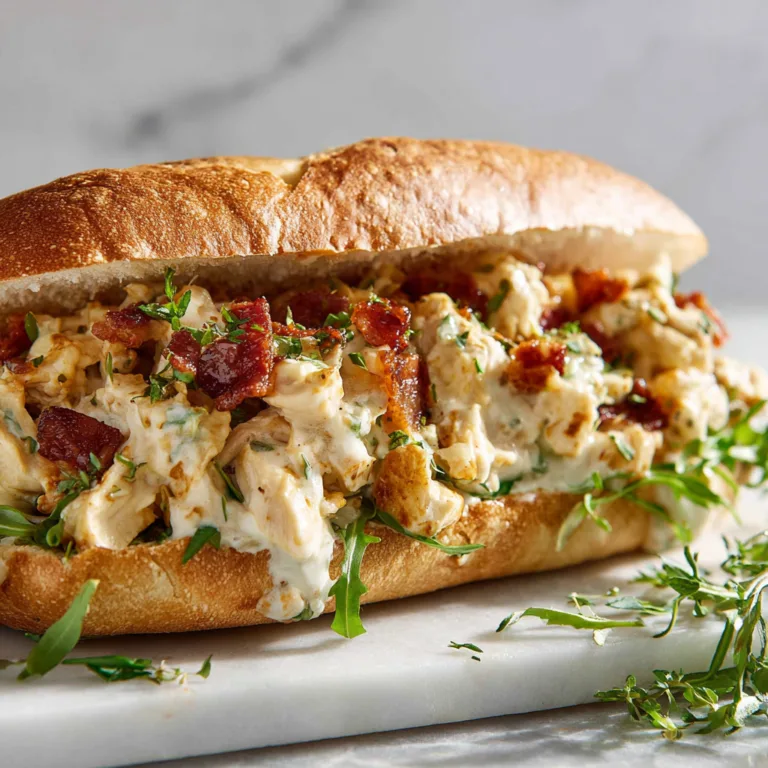 Chopped Chicken Bacon Ranch Sandwich: The Ultimate Creamy, Savory, Crowd-Pleasing Meal