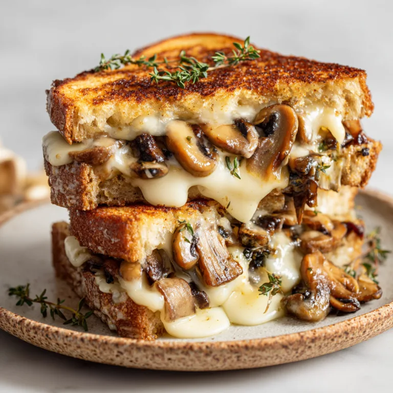 Swiss Mushroom Melt Sandwich: The Ultimate Comfort Sandwich with a Gourmet Twist