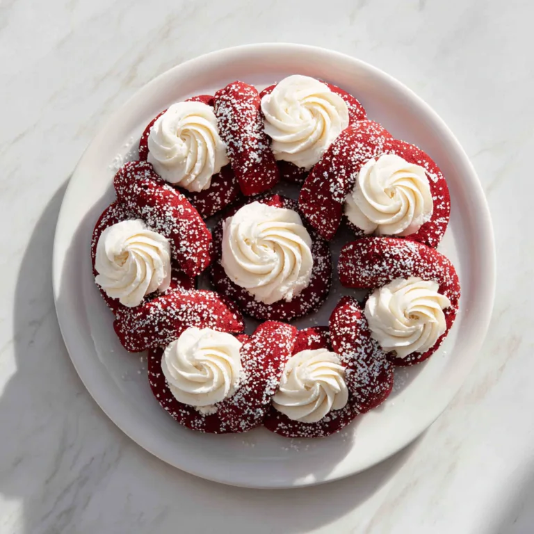 Red Velvet Rose Cookies with Marshmallow Buttercream – A Showstopping Dessert That Feels Like Love