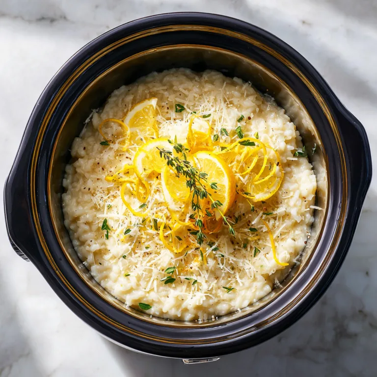Easy Lemon Parmesan Risotto Made in a Rice Cooker