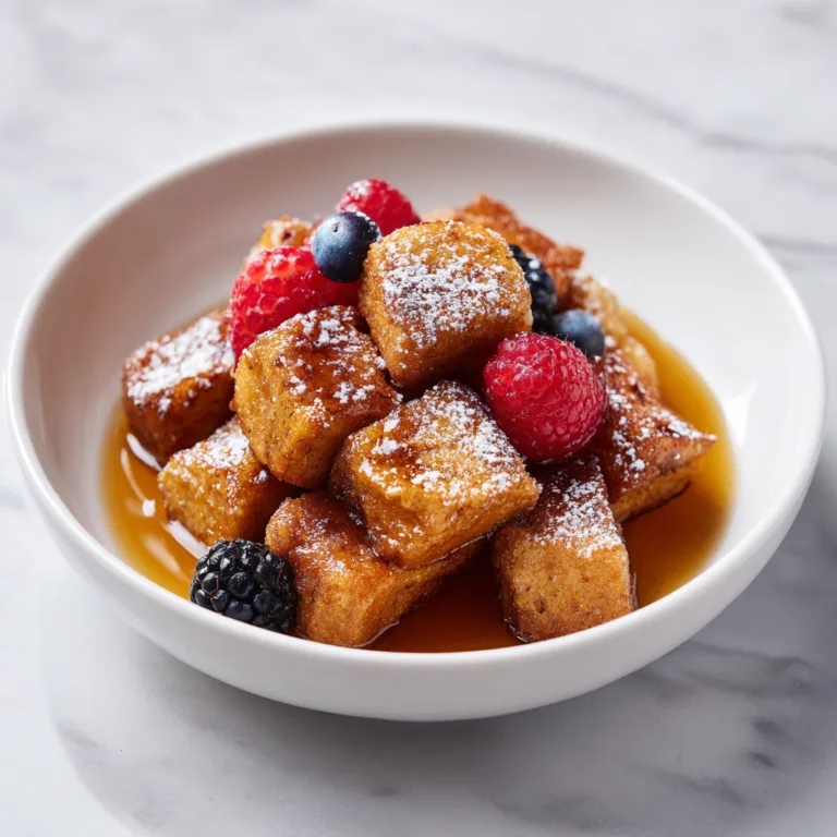 Syrup Soaked French Toast Bites: A Sweet, Bite-Sized Brunch Classic