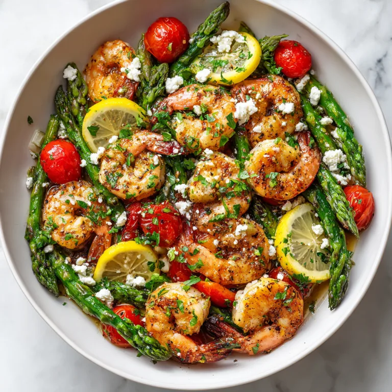 Mediterranean Shrimp & Asparagus: A Bright, One-Pan Mediterranean Dinner