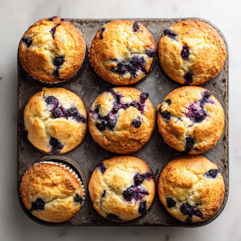 Cream Cheese Stuffed Blueberry Muffins: Luscious Breakfast Treats with a Surprise Center