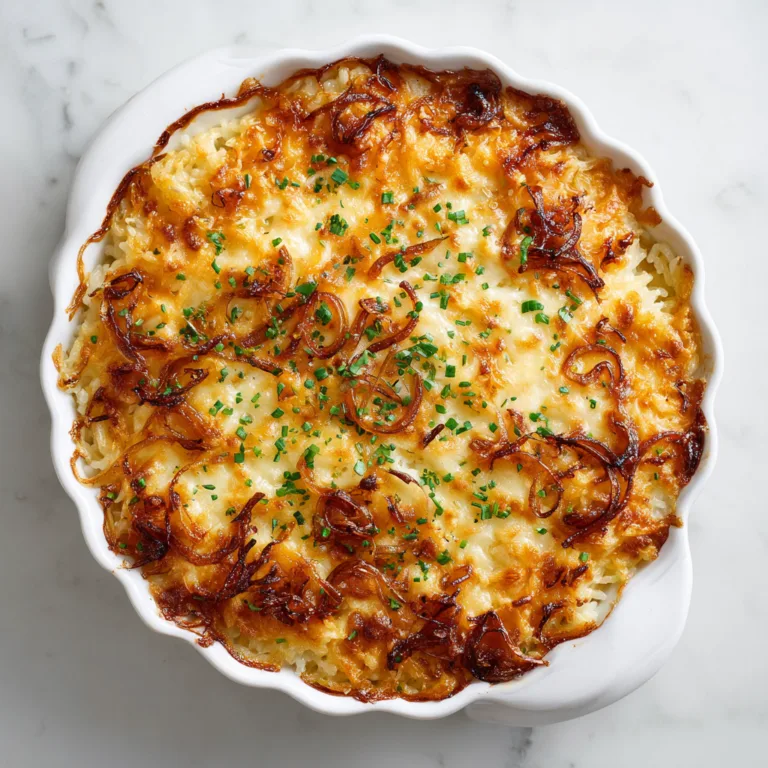 Cheesy French Onion Rice Bake: Cozy, caramelized comfort in every bite