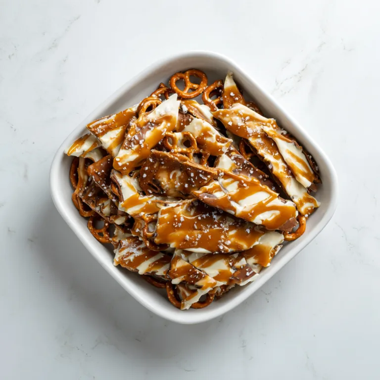 Salted Caramel Pretzel Bark: Sweet, Salty, Crunchy Perfection in Every Bite