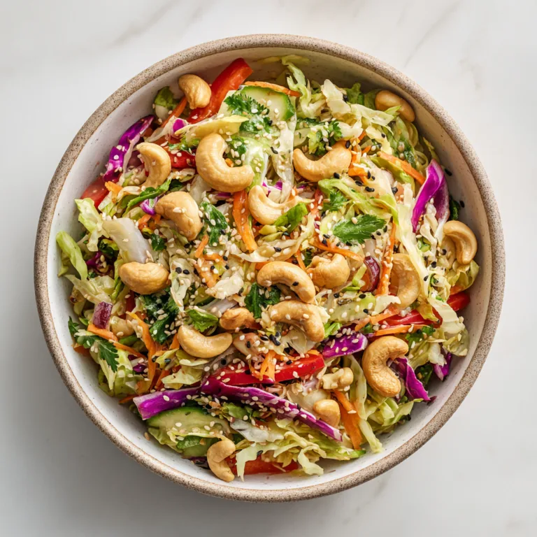 Cashew Crunch Salad: Fresh, Colorful, and Packed with Flavor