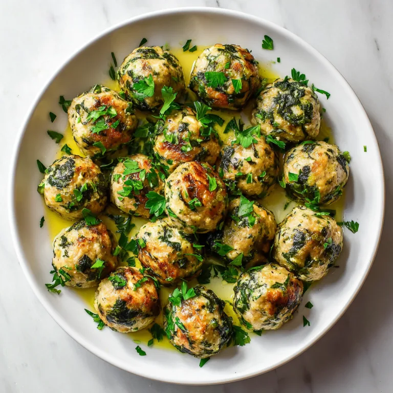 Spinach & Feta Chicken Meatballs: A Mediterranean-Inspired Family Favorite