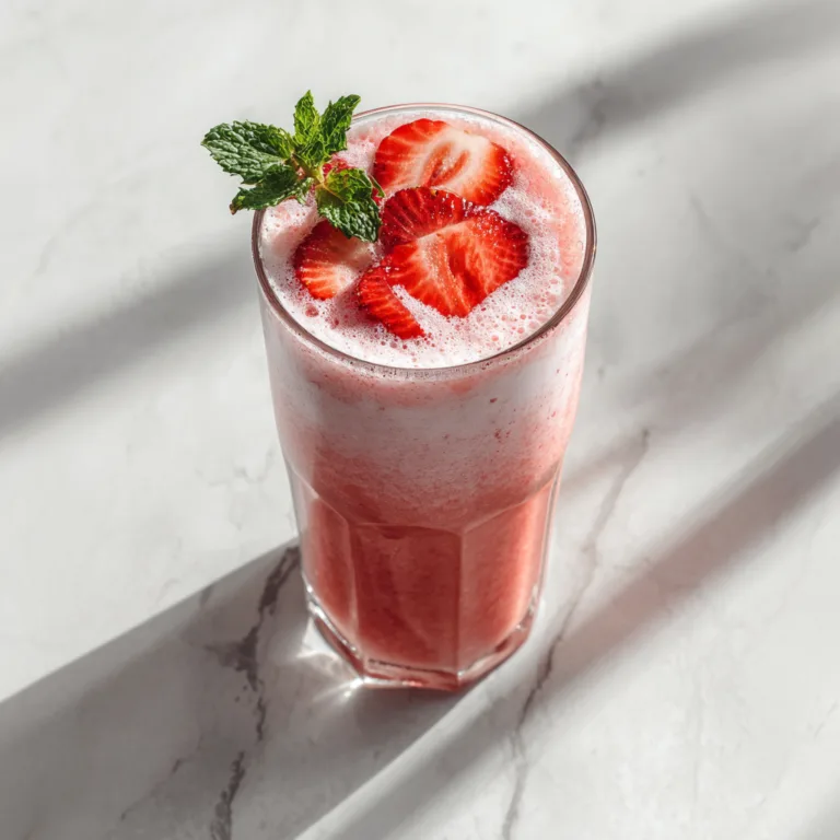 Creamy Strawberry Soda: Refreshing & Easy Summer Drink