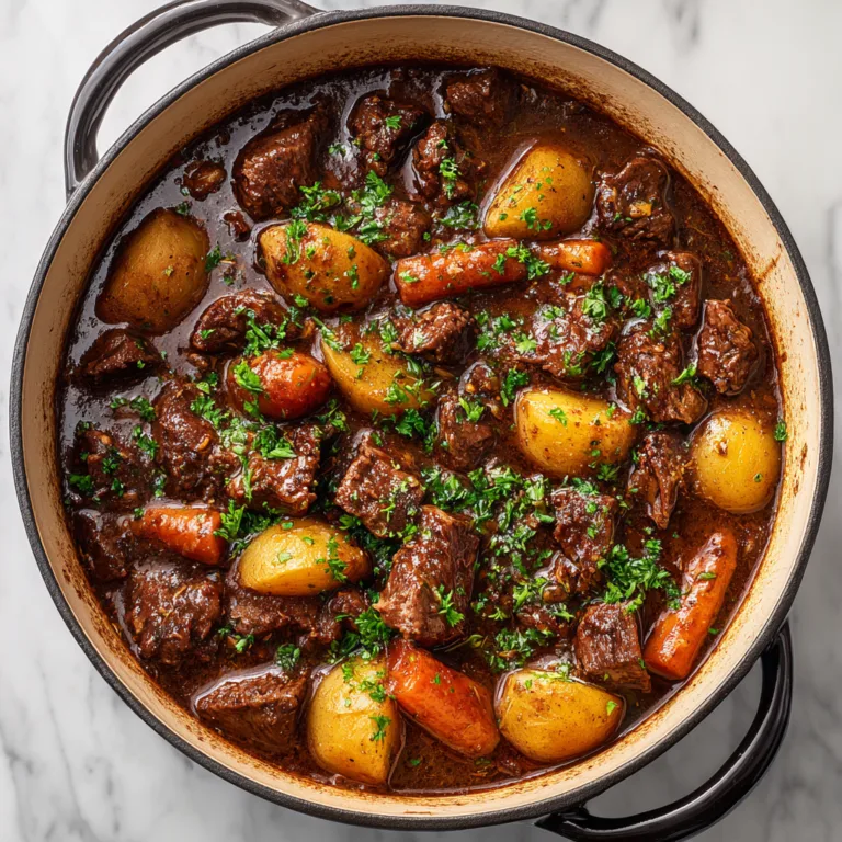 Classic Beef and Guinness Stew Recipe: Rich, Hearty Comfort in Every Spoonful