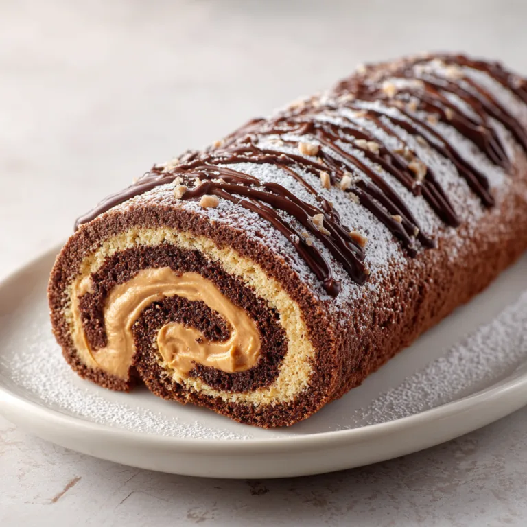 Chocolate Peanut Butter Cake Roll: The Ultimate Chocolate and Peanut Butter Dessert