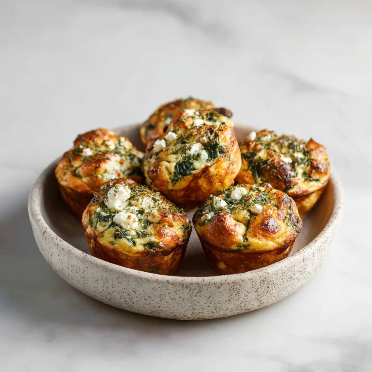 Spinach & Feta Breakfast Muffins: Savory, Healthy, and Ready in Minutes