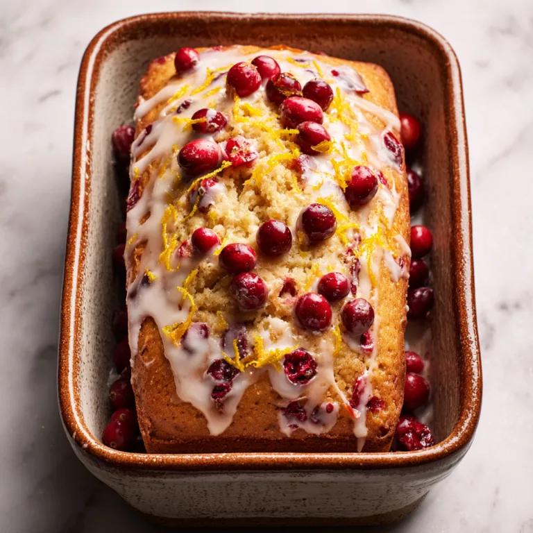 Cranberry Orange Loaf: Bright Citrus Sweet Bread with Tart Cranberry Bursts