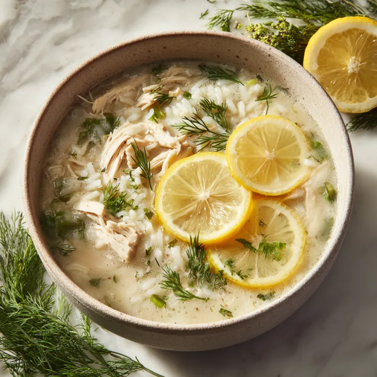 Greek Lemon Chicken Soup: Bright, Creamy Comfort in Every Spoonful