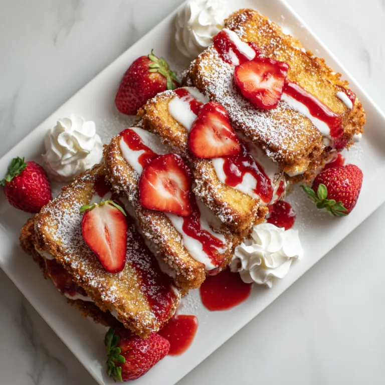 The Viral Fried Strawberry Cheesecake Sandwich: Crispy, Creamy, Sweet Perfection