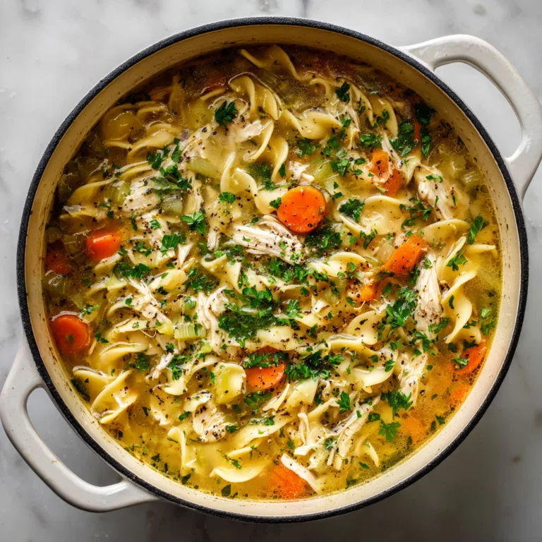 Best Chicken Noodle Soup with Egg Noodles: Cozy Homemade Comfort in Every Spoonful