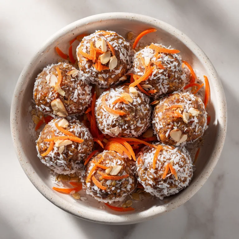 Carrot Cake Energy Balls: Sweet, Wholesome, and Perfect for Healthy Snacking