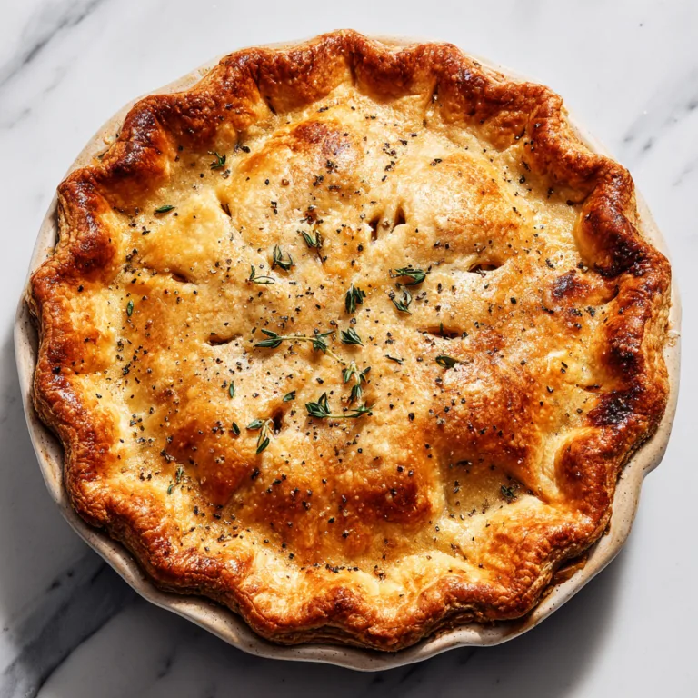 Homemade Chicken Pot Pie: Creamy Comfort Food Wrapped in a Flaky Golden Crust