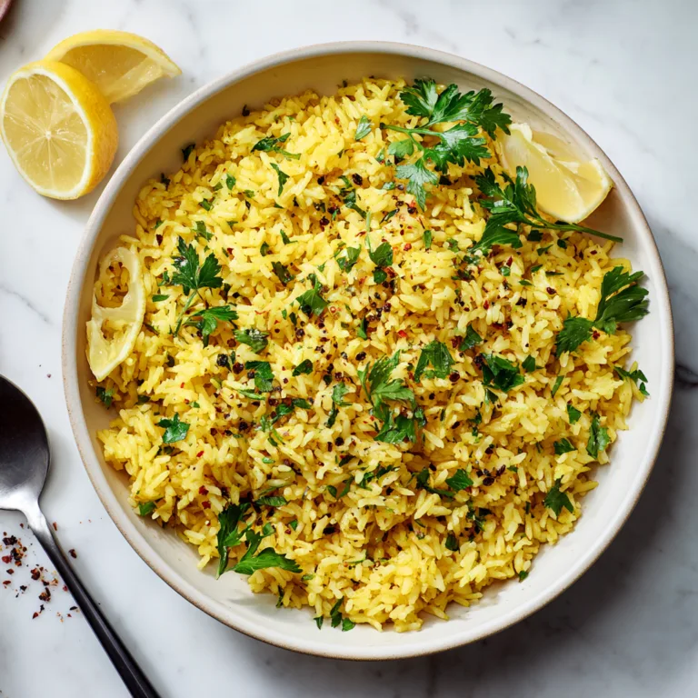 Garlic Turmeric Rice: Golden, Flavorful, and Perfect for Any Meal