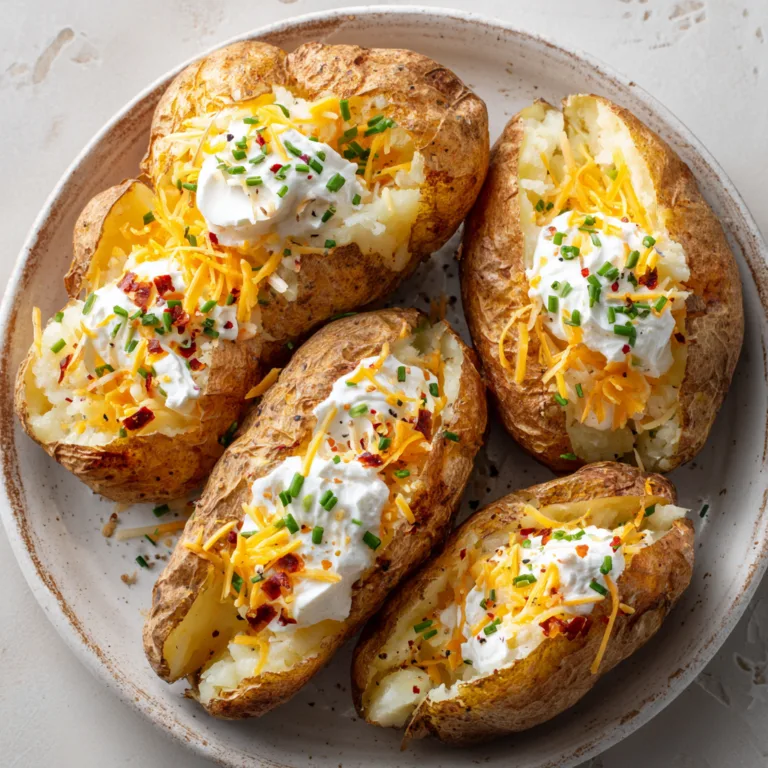 Perfect Baked Potato: Crispy Skin and Fluffy Inside Every Time