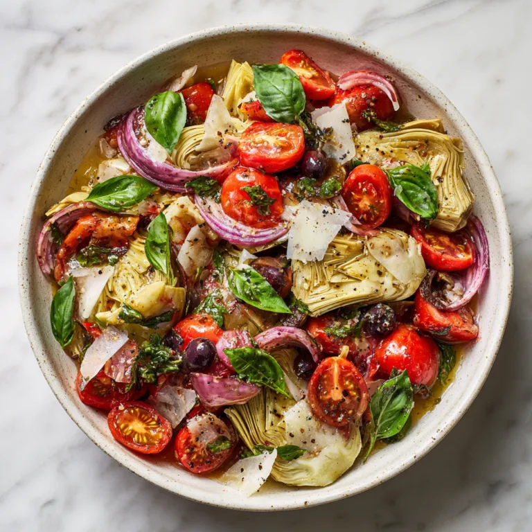 Tuscan Artichoke Tomato Salad: Fresh Mediterranean Flavor in Every Bite