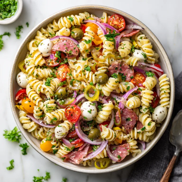 Pepperoncini Pasta Salad: Tangy, Colorful, and Perfect for Every Gathering