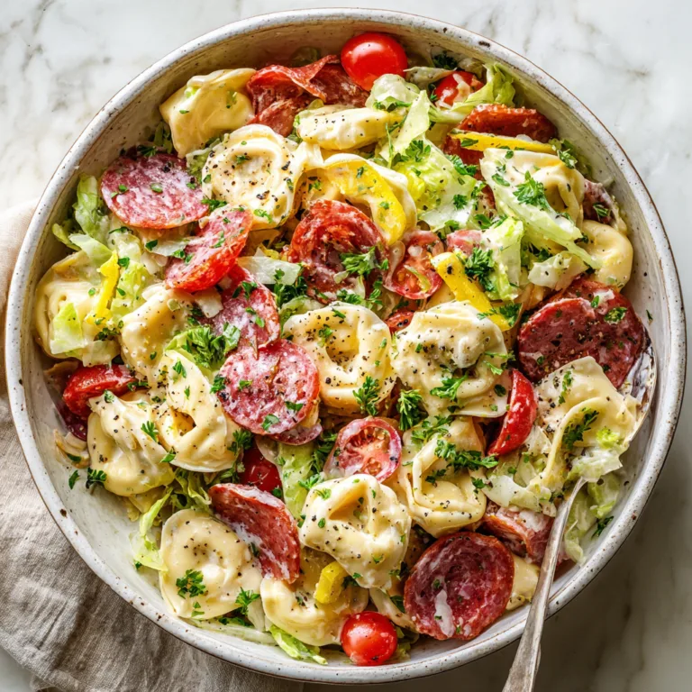 Italian Grinder Tortellini Salad: Creamy, Bold, and Perfect for Every Gathering