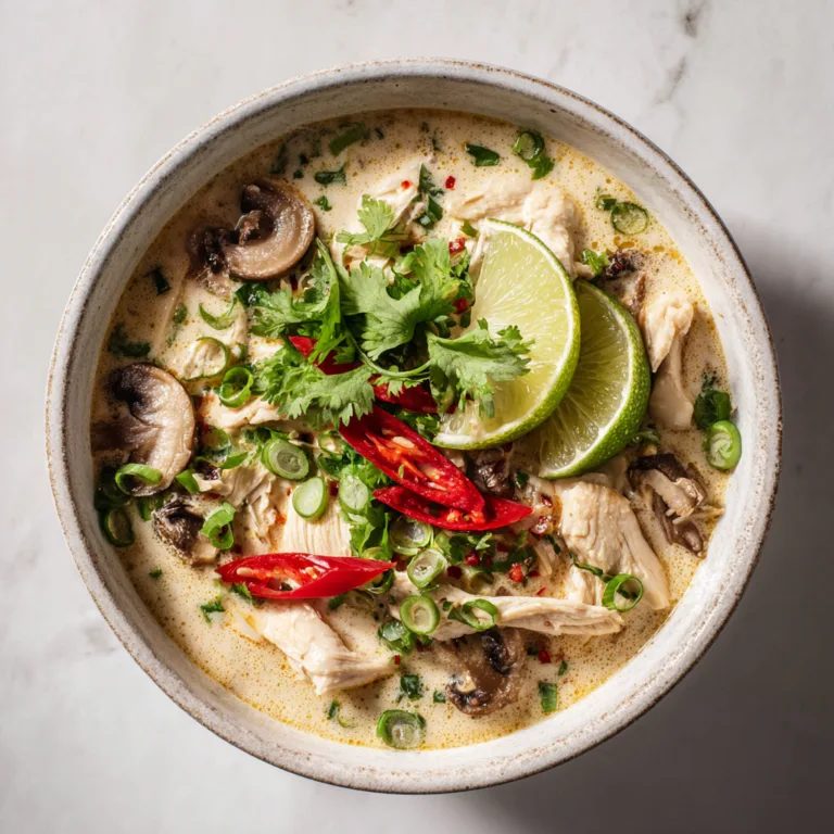 Slow Cooker Tom Kha Gai: Creamy Thai Coconut Soup Made Easy