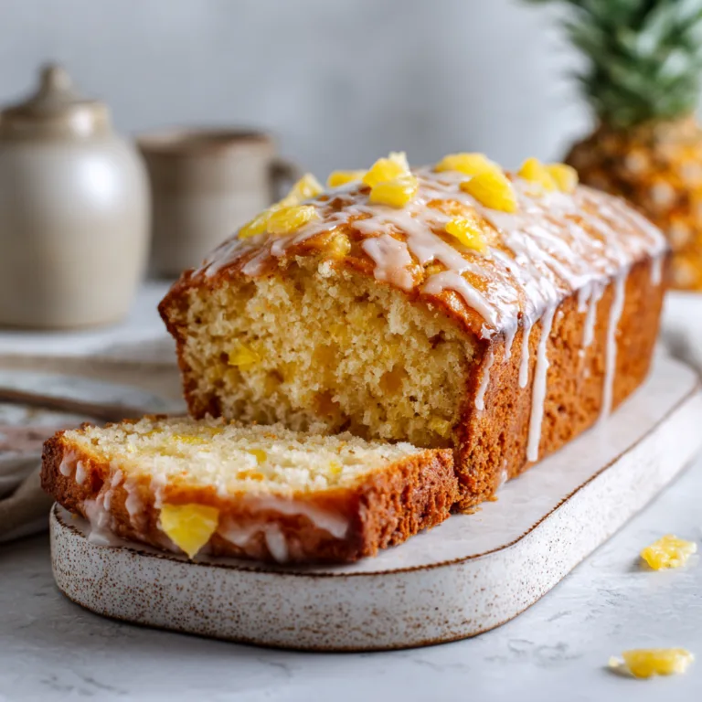 Easy Pineapple Bread: A Sweet Tropical Loaf Bursting with Flavor