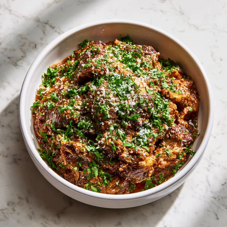 An example of the porcini ragu when done according to the recipe