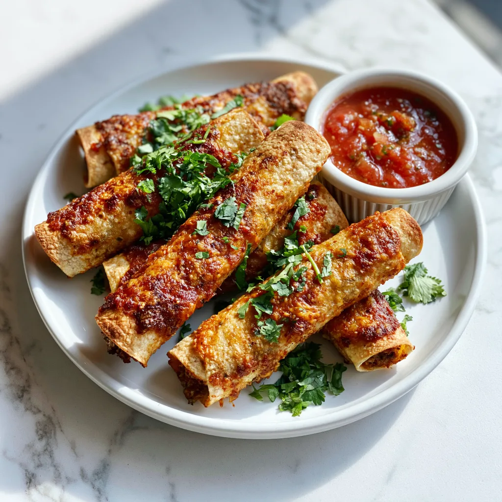 An example of the taquitos done via this recipe