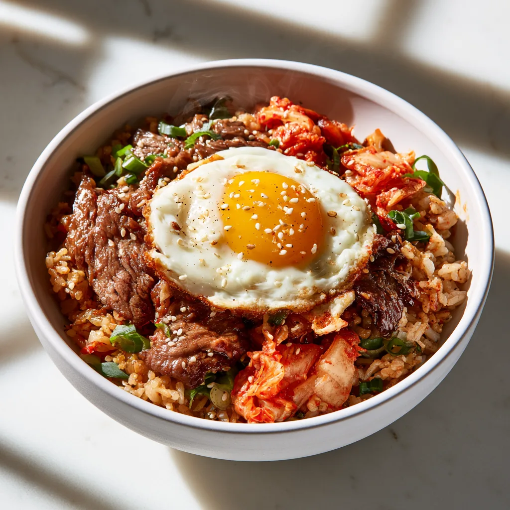 Bulgogi Beef Fried Rice with Kimchi: Easy Korean Rice Recipe