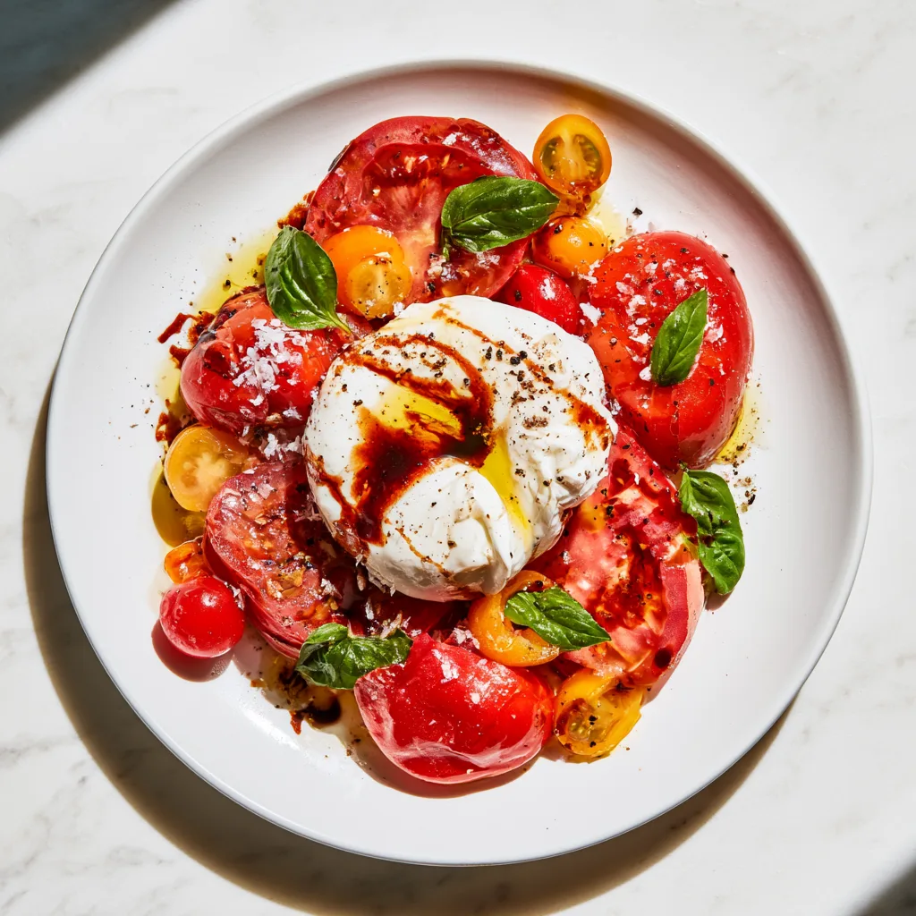 Tomato Burrata Salad: A Fresh and Creamy Summer Favorite